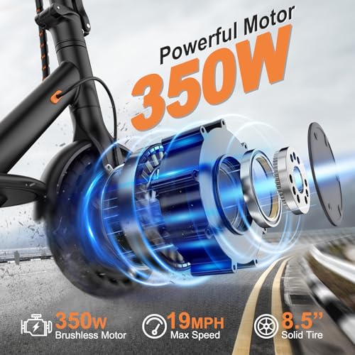 Volpam Electric Scooter, 350W/500W Powerful Motor - Image 3