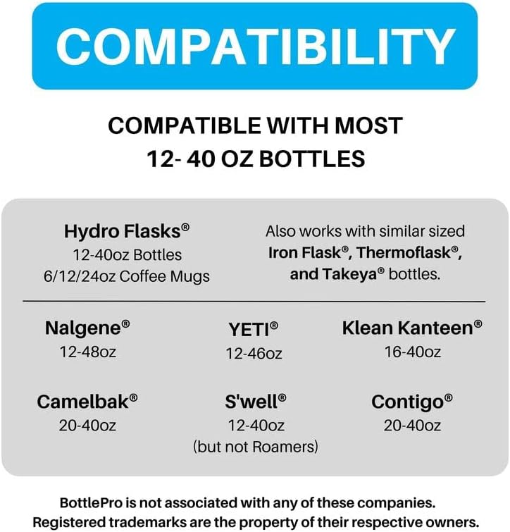 Max 2-Pack (3rd Gen) Adjustable Cup Holder Adapter, Compatible with Most Hydro Flasks, YETIs, Iron Flasks, Takeyas, Simple Modern, Nalgenes, Fifty Fifty, Thermoflasks, Klean Kanteens