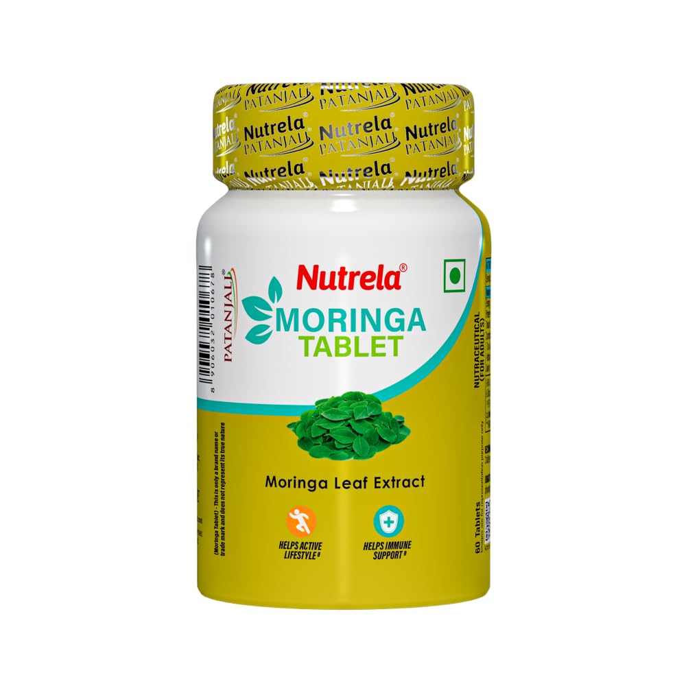 NUTRELA 1000 mg Moringa - 60 Tablets | Support in Immunity, Digestion & Energy, Good for Hair and Skin-picture-10