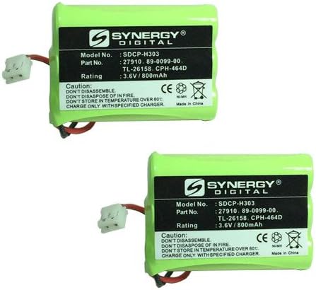 Southern Telecom MC-1000HS Cordless Phone Battery Combo-Pack Includes: 2 x SDCP-H303 Batteries