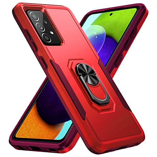 Coque de protection rigide rouge haut de gamme pour Samsung Galaxy A52S