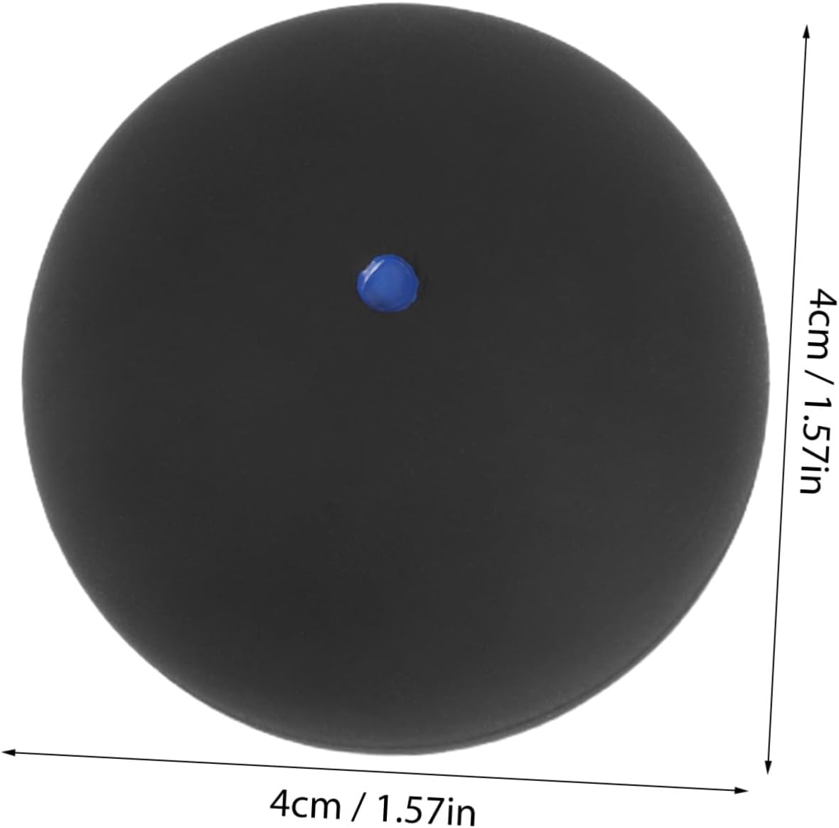 Single Blue Dot Squash Ball Elastic Rubber Racket Balls for Beginner Competition Training and Practice for Universal Use