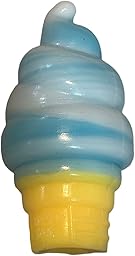 Ice Cream Squeeze Squishy, Ultra Soft Slow Rise Sensory Fidget Toy, Ice Cream Cone Squishy, Classroom Prize Party Favors (2#Sky Blue)