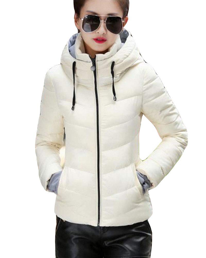 Parka Femme Hiver à Capuche Blouson Veste Manteau Femme Capuche Black