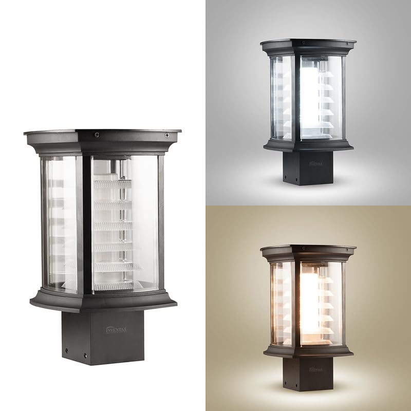INVENTAA Athena 18W Gate Light for Home Gate Waterproof Set of 2 (Warm White) IP65 Unbreakable Garden Gate Lights for Outdoor Waterproof | Rustproof Compound Wall Gate Lights (B0CMXPRQJZ) Amazon Price History, Amazon Price Tracker