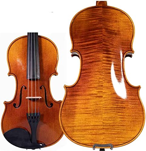 Sabomenia C10 4/4 Full Size Violin Set, Superior Handcrafted Violins, Adult Violin, Hand-Varnished with Case, Bow, Shoulder Rest & Rosin, for Beginners, Intermediate to Advanced players