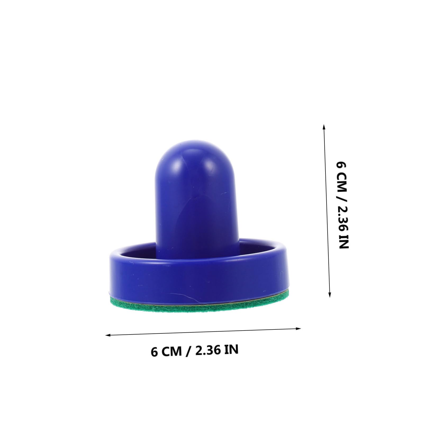 ARTSEWPLY 2sets Air Hockey Paddles Pucks and Felt Pads Plastic Hockey Handles for Game Tables