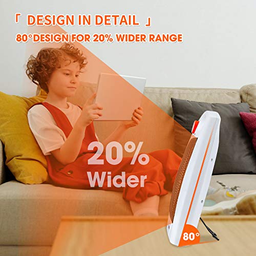 Infrared Space Heater Portable Radiant Quartz Heater Indoor Use Home Office Bedroom With 2 Heat Settings, Quiet And Light Without Fan, Warm Up Immediately, Overheat & Tip-Over Protection #TOP6