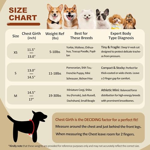 Escape-Proof Small Dog Harness - No-Choke Step-in Mesh Vest with 360° Reflective Strips, Soft Padded Breathable Harness for Anxious Dogs, Puppies & Active Breeds, Fits Corgi, Pug, Frenchie M - Image 3