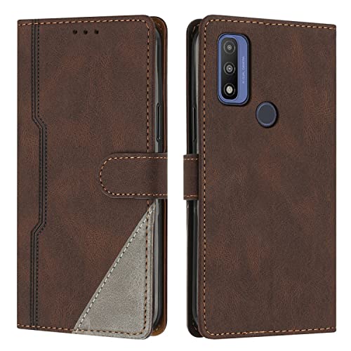 Radoo Coque pour Motorola Moto G Pure, Housse Etui Portefeuille Cuir Multifonction, Fermeture Magnétique à Clapet Anti-Choc [Fonction Support] Flip Case...