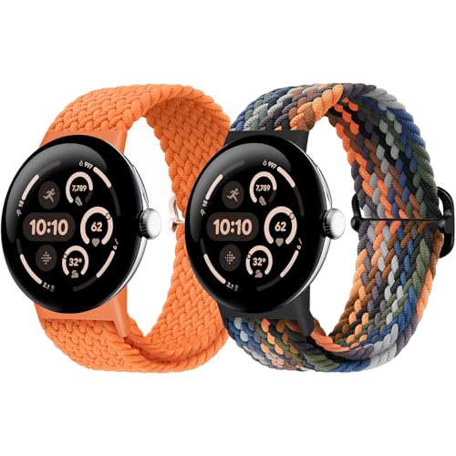 [JUNENTER] �ґg�o���h �\�����[�v Google Pixel Watch 4�A3�A2�A1 41mm/45mm �ɑΉ��A���߉\�ȐL�k���̂���i�C�����e���X�g���b�v�APixel Watch ���X�g�o���h�p�̃A�b�v�O���[�h���ꂽ�R�l�N�^�t���A�����A�j