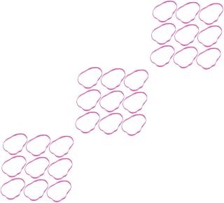POPETPOP 3 Juegos De Diademas Elásticas Deportivas para Yoga Entrenamiento Baile Elásticas No Unisex Color Rosa Elegantes Y Cómodas 9 Unidades X 3