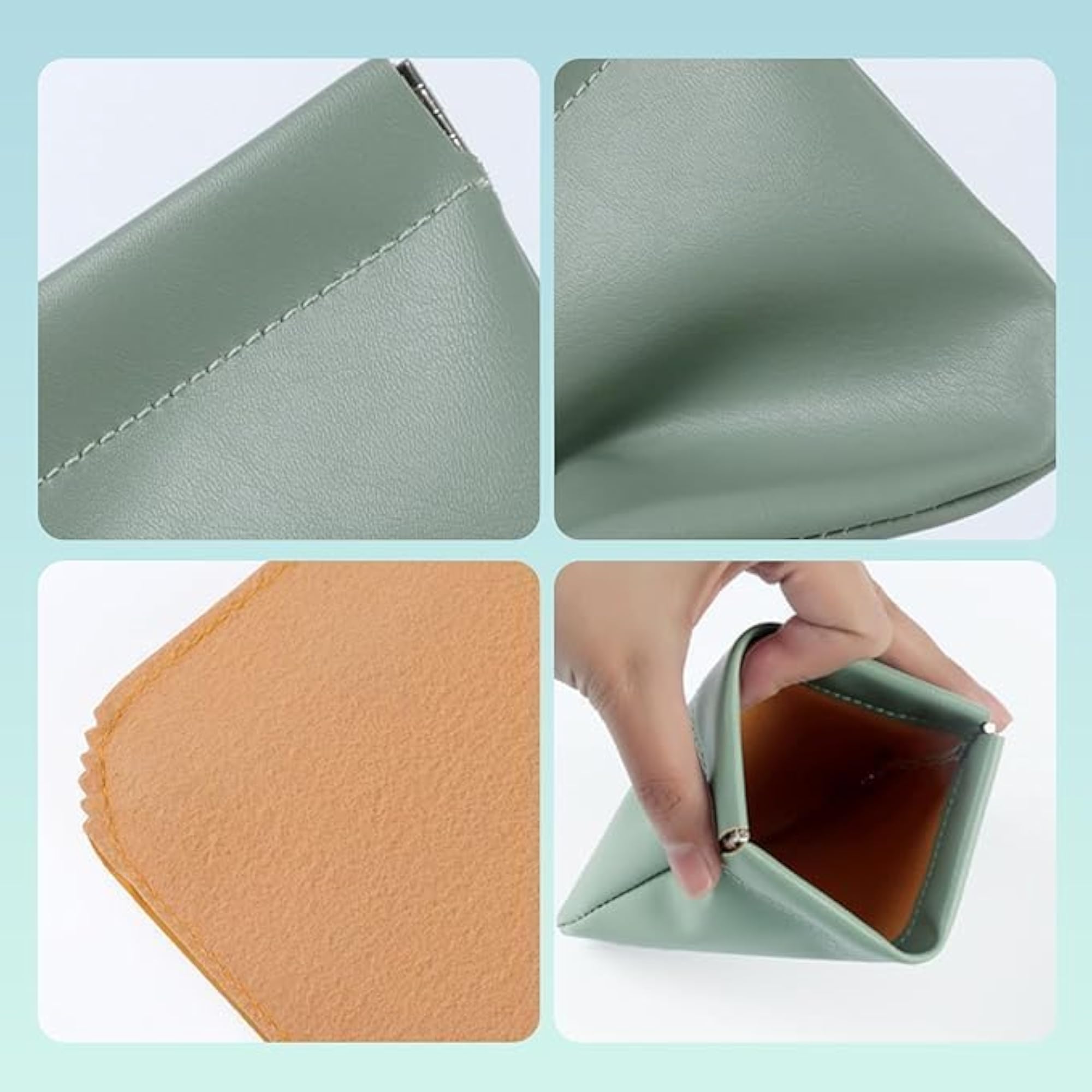 3 Pcs Pocket Cosmetic Bag Waterproof Portable Small Makeup Bag