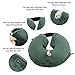 Dog Inflatable Neck Collar, Soft Dog Neck Donut Collar Cones for Small Pet Recovery Protective Cone for for Large Medium Small Cats After Surgery (Camo Hook and Hoop Fasteners L)