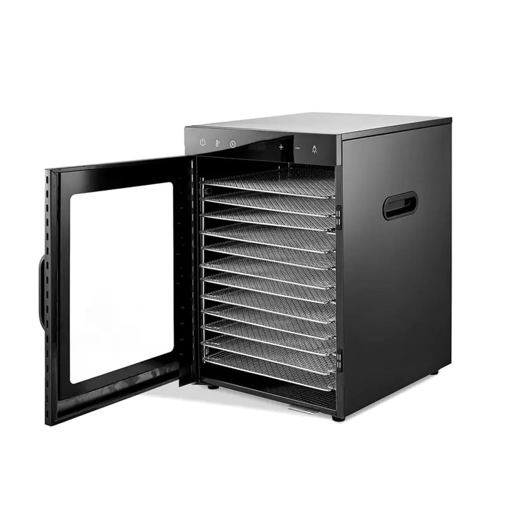 WM-2512 Deshidratador automático de acero inoxidable - Deshidratador compacto con 12 rejillas de deshidratación de acero inoxidable sin BPA