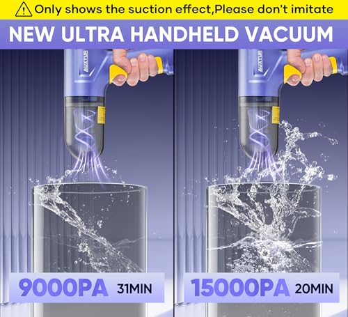 Image of Vacuum Cleaner for Car Use Car Vacuum Cleaner with Compact Wireless Design, Mini Vacuum Cleaner for Home Dust and Car Interior Cleaning for Travel Office and Daily Household Use