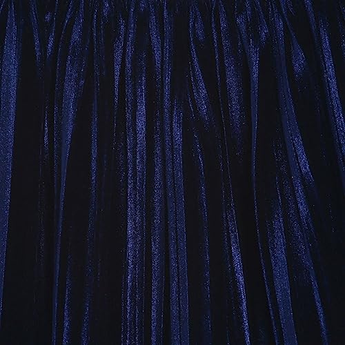 Image of miniklub Baby Knee Length Woven Cotton Skirt (Blue Color)