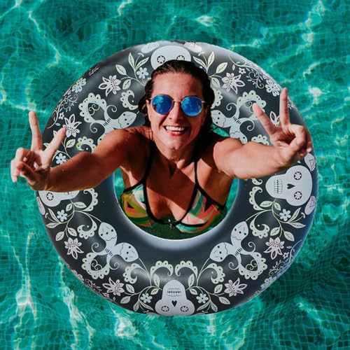 Anneau de piscine flottant résistant pour rivière et voyage