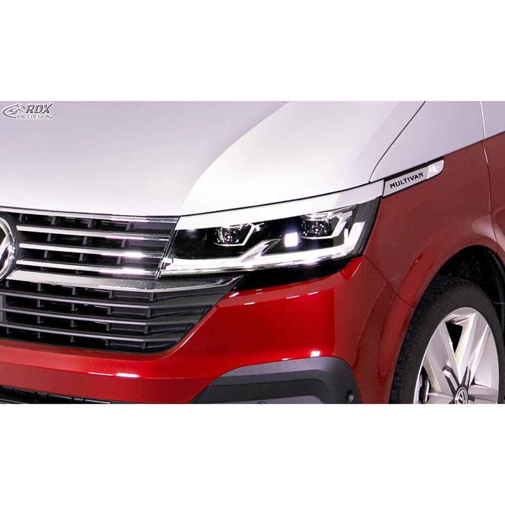 RDX Racedesign Palpebre Fari In ABS Per Volkswagen Transporter T6.1 (2021-) – Set Omologato TÜV - 3