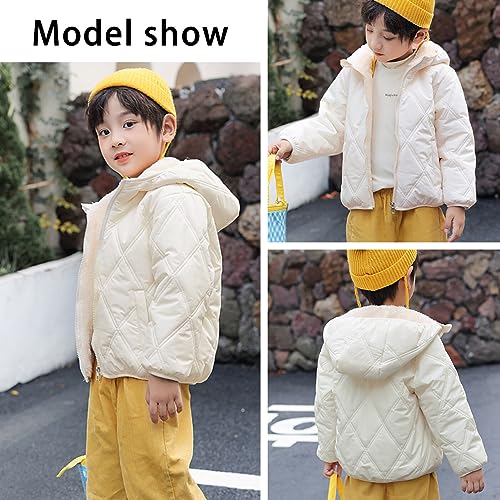 Happy Cherry Toddler Winter Jacket Windproof Down Jacket Warm Snowsuit Hooded Coat Soft Light Weight Outerwear4