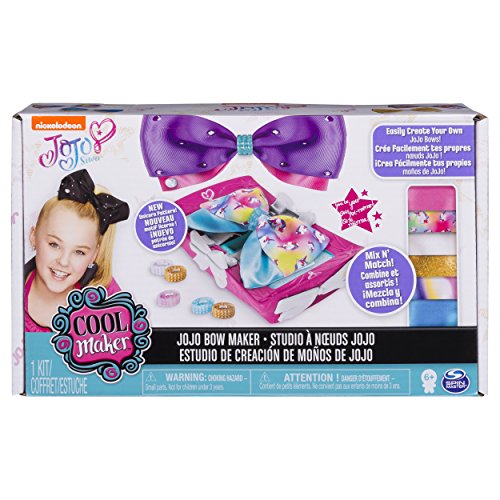 Cool Maker - JoJo Siwa Bow Maker with Rainbow and Unicorn Patterns,