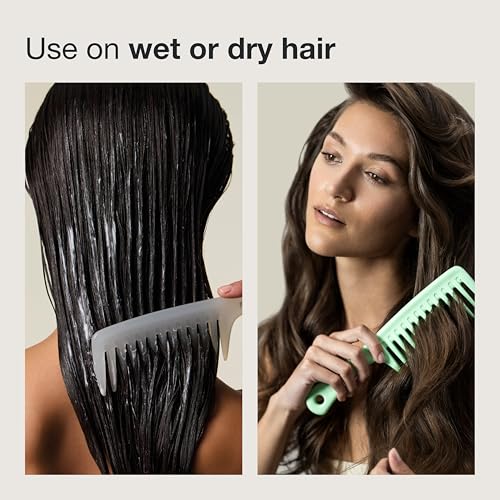 Image of Paul Mitchell Detangler Comb, Wide Tooth Comb Detangles Wet or Dry Hair