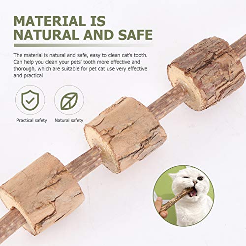 POPETPOP 6Pcs Pet Chew Toy Brinquedo da Mastigação Do Cão Do Gato de Madeira para Chewers Agressivos