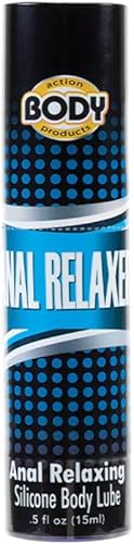 Body Action 84689 Anal Relax Silicona Lubricante Botella .5Oz