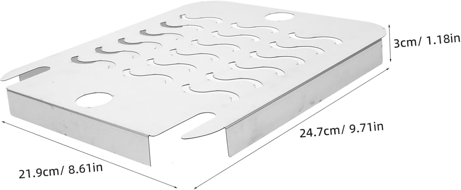 Electric Fryer Basket Crumb Screen Food Debris Screen Stainless Steel Easy to Clean Deep Fryer Accessory