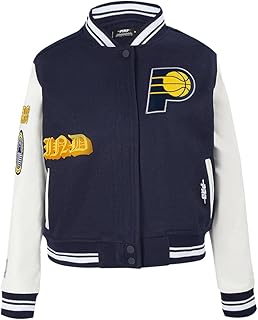 Womens NBA Old English Varsity Jacket