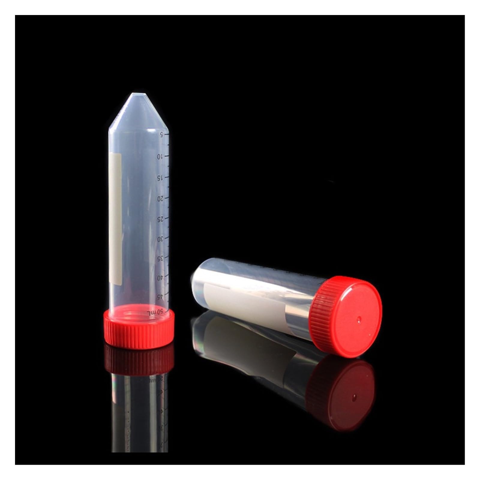 Probówka wirówkowa 50 ml, laboratoryjna, probówka PP, próbka, wolna od DNazy/RNazy, niepirogenna, stożkowe dno, 25 szt.