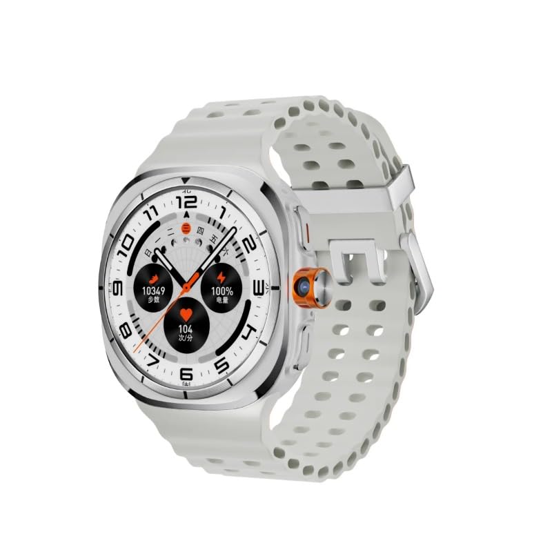 JINSHANGZI BW Ultra Smartwatch para Galaxy Watch NFC Compass Men Pantalla de 1.6 pulgadas 4G Android WIFI GPS Gooogle Play 128GB Reloj inteligente (Blanco, 8+128GB)