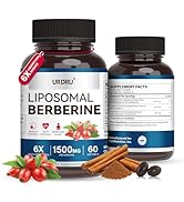 1500mg Liposomal Berberine Supplement with ceylon cinnamon &amp; Gymnema,organic Berberine Phytosome ...