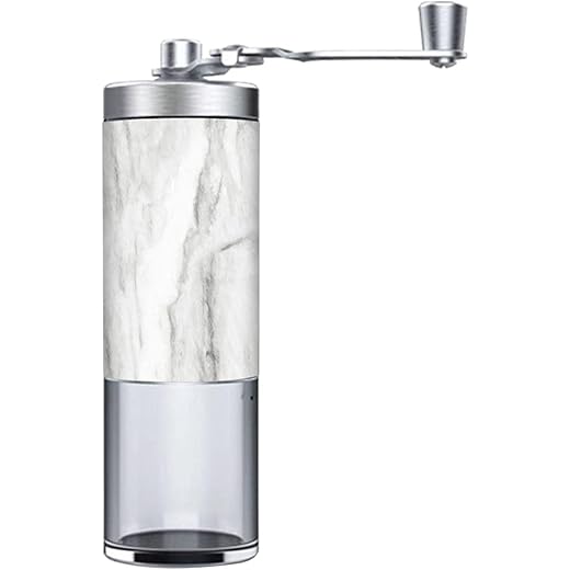 HEAVENGLOW Manual Coffee Grinder Stainless Steel Hand Crank