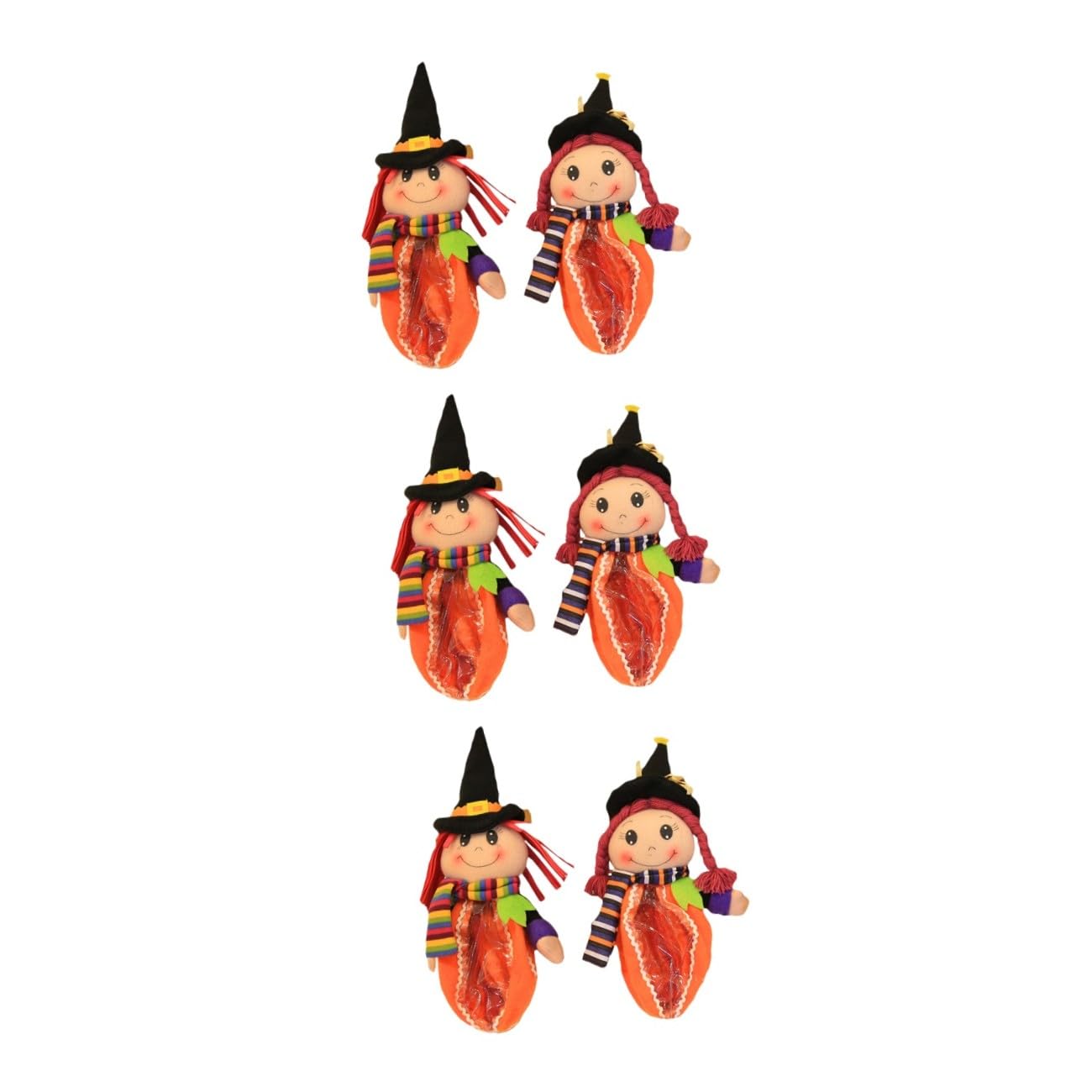 FOMIYES Bolsa De Dulces De 6 Uds Bolsas De De Halloween Bolsas Transparentes Para Niños De Envoltorios De Dulces Dulces Para Niños De Halloween