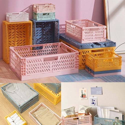 Klappkiste Klappbox Klein Plastik (Grün, 30*20*12)