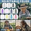 Oversized Mosquito Net 42 x 25 Inches Ultra Large Mosquito Head Net Face Neck Fly Mesh Netting Fits All Hats for Outdoor Camping Hiking Fishing Gardening Safari(Black)