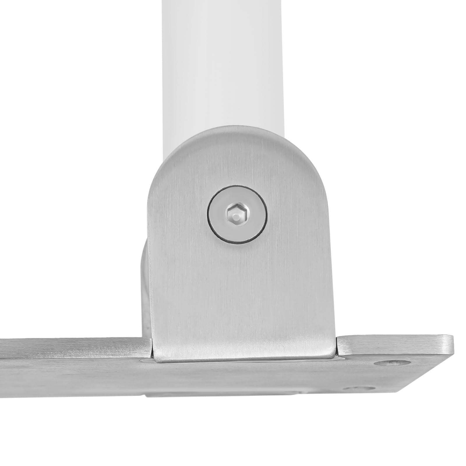 Asidero plegable para inodoro, 75 cm, acero inoxidable, ayuda para levantarse de la pared, pasamanos de baño con soporte inferior, pasamanos de seguridad plegable, carga de 300 kg, para personas