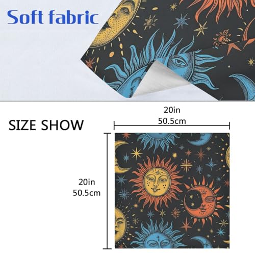 Servilletas de tela multicolor senya set x6 20x20 in miniatura 6