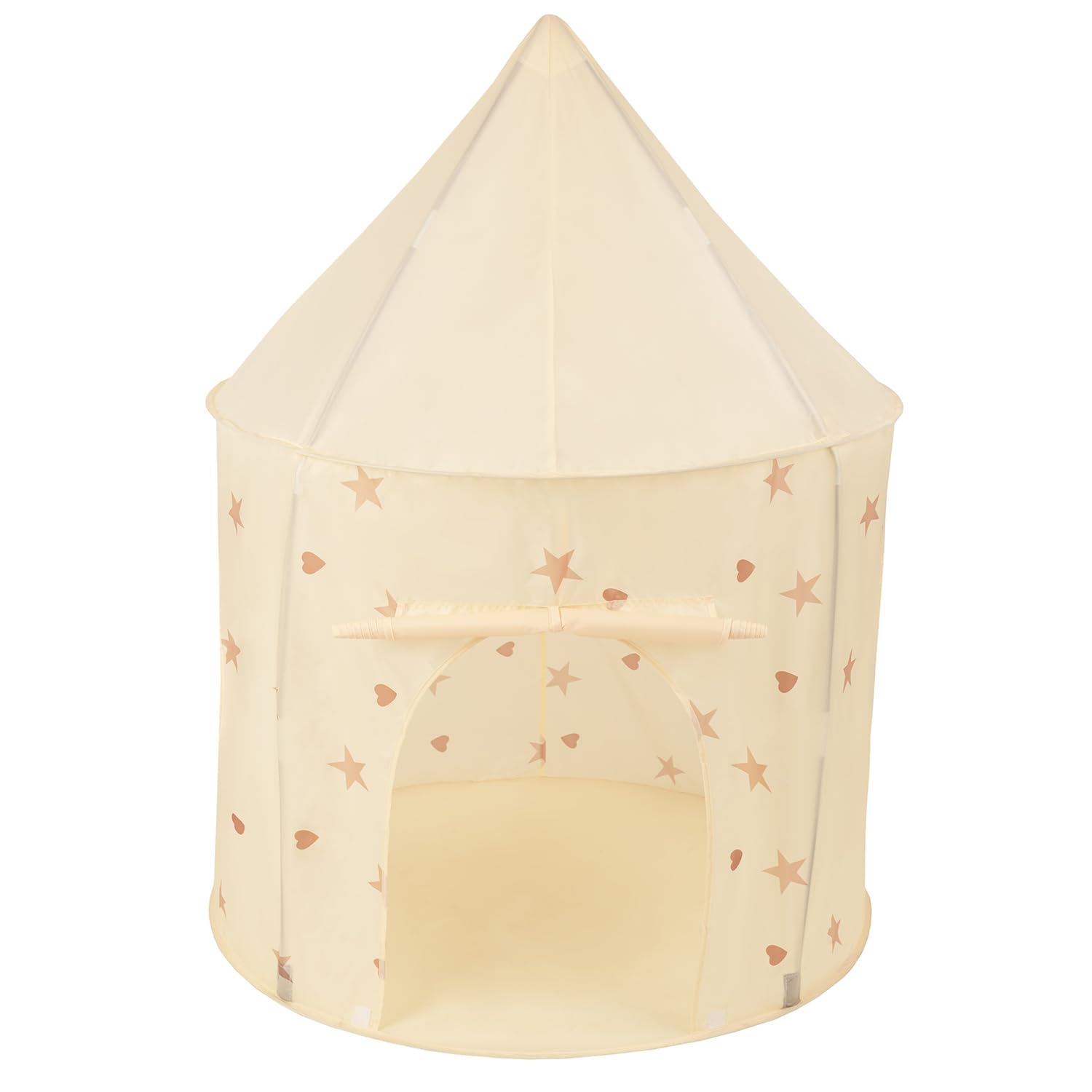 Selonis Play Tent For Kids Pavilion Playhouse Children Play Tent 100X130cm/No Balls For Babies And Toddlers Pop Up Play For Indoor And Outdoor, Light Beige