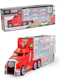 Truck Toys 13PCS Truck Toys Toy Trucks and Vehicles Toddler Transport Trucks Transport Truck Toys for 3-9 Years Christmas Toys for Boys 4-6 Car Ramp Toys for Toddlers 1-3 (Color : B)