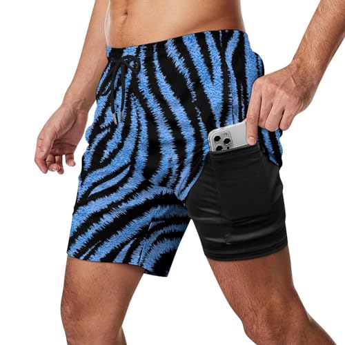 KiRYu Camouflage Pattern Men's Swim Trunks Board Shorts Quick Dry with Pockets2
