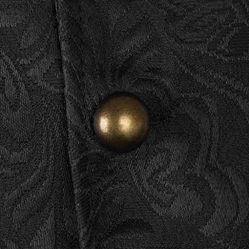 Jacquard Jaqueta Sólida com em V Business -, XL