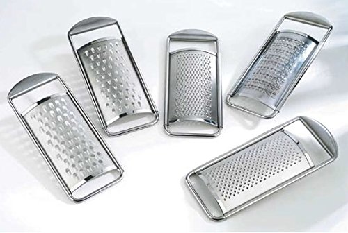 Râpes de nouvelle génération BB&B Casalinghi Ambita lot de 5 ustensiles de cuisine