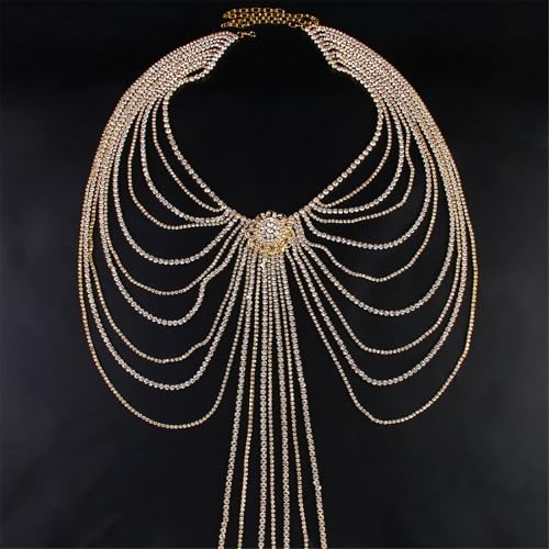 Cinturón de cintura elegante con diamantes para vestido de mujer 4