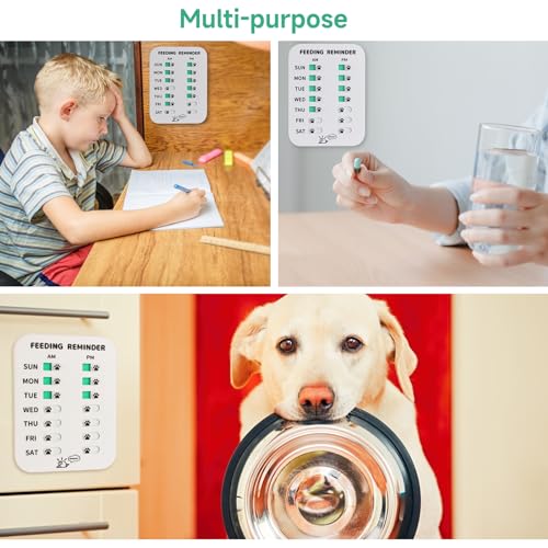 YAUYIK Recordatorio de alimentación de perros magnética - Imagen 4