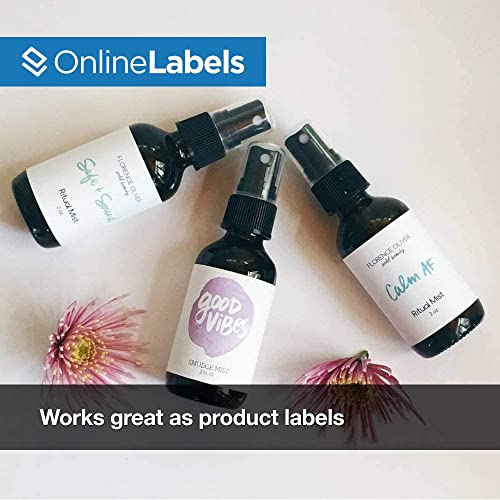 4 X 2 Rectangle Mailing Labels - Permanent, White Matte - Address, Shipping, Gift Labels - Pack Of 10,000 Labels, 1,000 Sheets - Inkjet/Laser Printers - Online Labels #TOP6