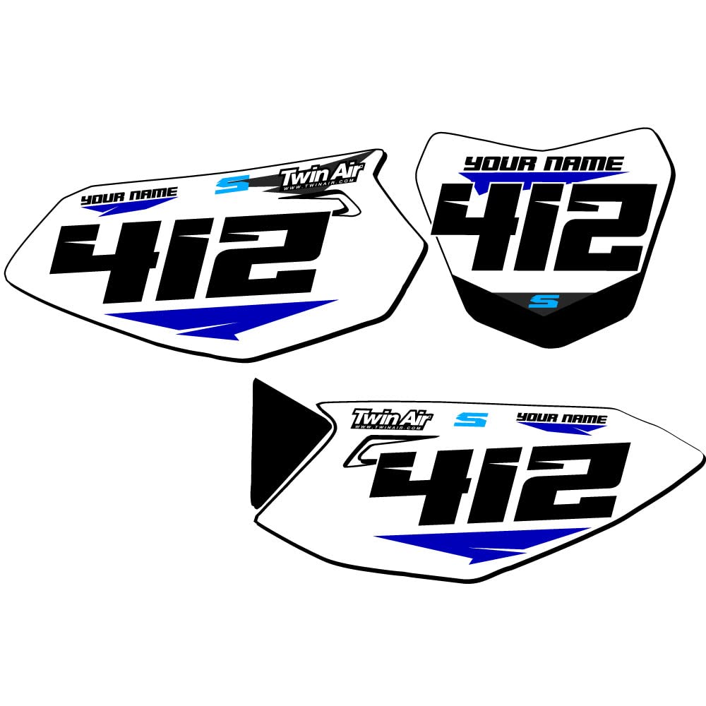 Amazon.com: 2006-2025 TTR 50 SG64 Custom MX Number Plates Senge
