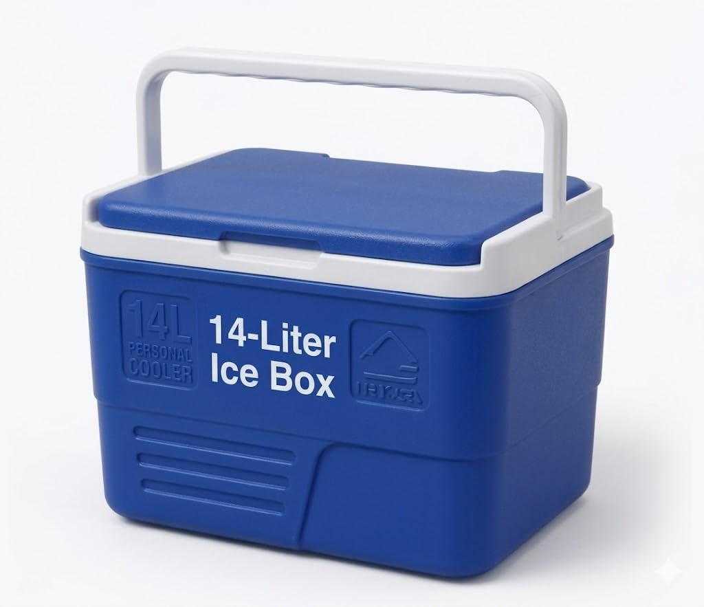 Hygiene Empire Insulated 14 Liter Ice Box - Portable Cooler with Insulation-image-27