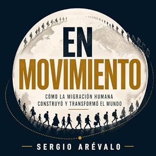 Diseño de la portada del título En movimiento: C&oacute;mo la migraci&oacute;n humana construy&oacute; y transform&oacute; el